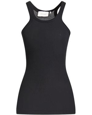 Sportmax Tank Top Cotton, Silk, Elastane - Black