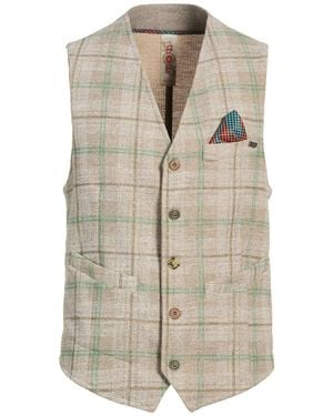 Bob Tailored Vest Polyester, Cotton - White