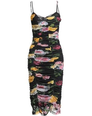 Dolce & Gabbana Midi Dress Polyamide, Elastane - White