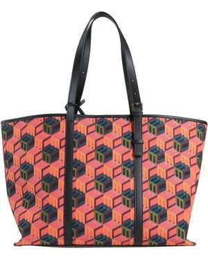 MCM Bolso de asas largas - Rojo