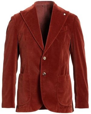 Luigi Bianchi Blazer Cotton - Red