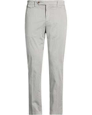 Paoloni Trousers Cotton, Elastane - Grey
