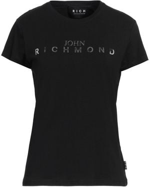 John Richmond T-Shirt Cotton, Elastane - Black