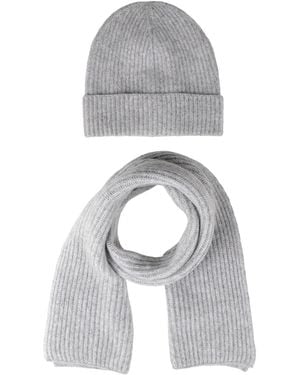 Gran Sasso Light Accessories Set Cashmere, Alpaca Wool, Polyamide, Virgin Wool - Gray
