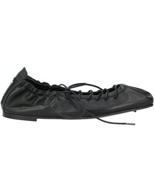 Alohas Ballet Flats Leather - Black