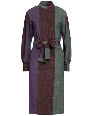 Fly Girl Midi Dress Polyester, Polyamide, Elastane - Purple