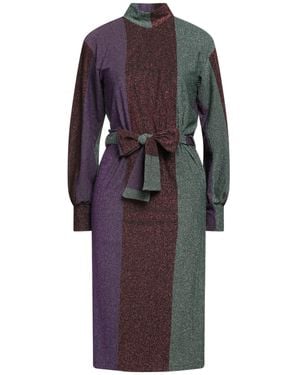 Fly Girl Midi Dress Polyester, Polyamide, Elastane - Purple