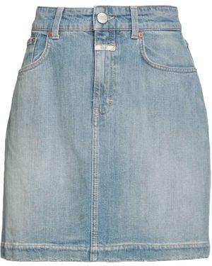 Closed Denim Skirt Organic Cotton, Lyocell, Linen, Elastane - Blue