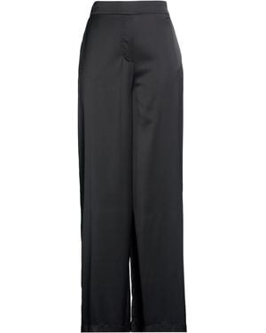 Gran Sasso Trousers Viscose, Silk, Elastane - Black