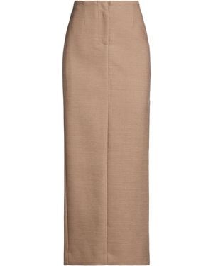 Entire studios Maxi Skirt Wool, Viscose, Polyester, Lycra - Brown