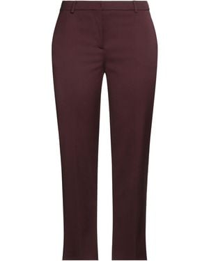 Semicouture Pants Polyester, Virgin Wool, Elastane - Purple