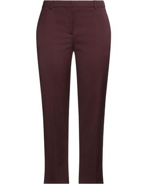 Semicouture Pants Polyester, Virgin Wool, Elastane - Purple