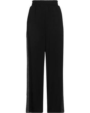 Gaelle Paris Pants Polyester, Viscose, Elastane, Cotton - Black