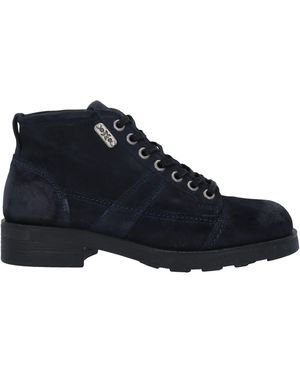 O.x.s. Botines De Caña Alta - Azul