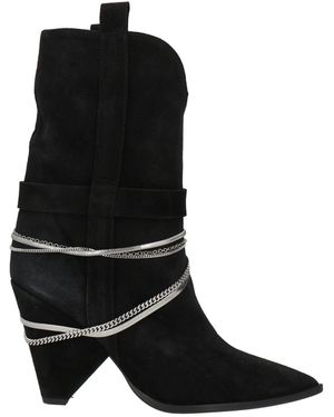 Dondup Ankle Boots Leather - Black