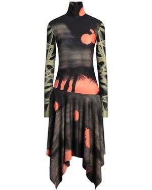 Abra Midi Dress Polyester, Elastane - Black