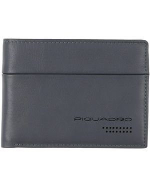 Piquadro Wallet Leather - Blue