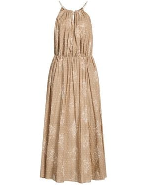 Ballantyne Maxi Dress Cotton - Natural