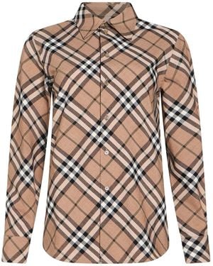 Burberry Shirt Polyester, Wool - Gray