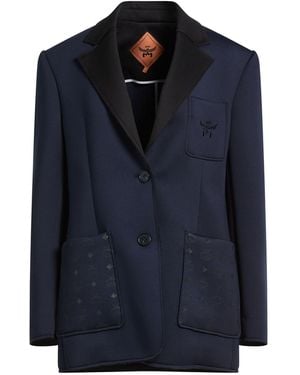 MCM Blazer Polyester, Elastane - Blue