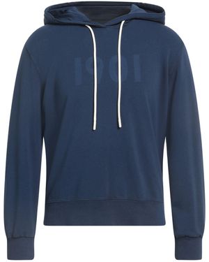 Circolo 1901 Logo Hooded Cotton-Blend Sweatshirt - Blue