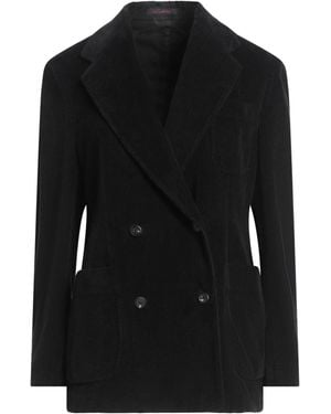 The Gigi Blazer Cotton, Linen - Black