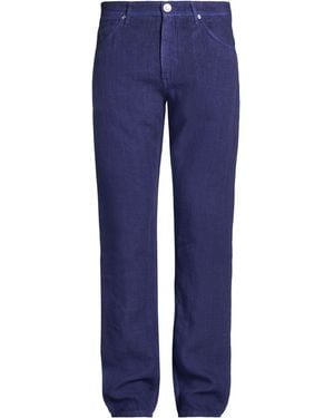 120% Lino Trouser - Blue