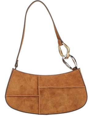 STAUD Camel Handbag Leather - Brown