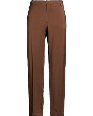 Maison Kitsuné Trousers Viscose - Brown