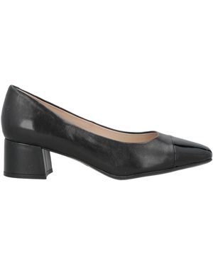 Caprice Court Shoes Leather - Grey