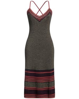 Wales Bonner Midi Dress - Purple