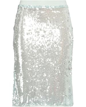 Roberto Collina Light Midi Skirt Polyester, Cotton, Nylon - Gray