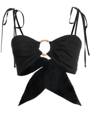 Jijil Top Cotton, Polyamide, Elastane - Black