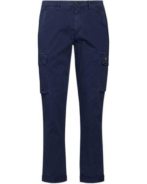 Lyle & Scott Pants Cotton, Elastane - Blue