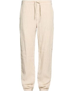 120% Lino Trousers Linen - Natural