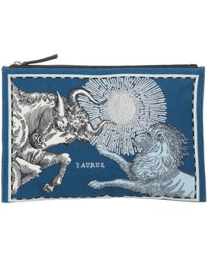 Inoui Edition Handbag Cotton, Leather - Blue