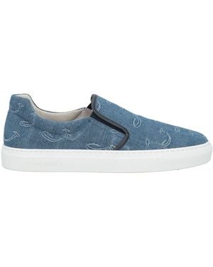 Jacob Cohen Trainers Cotton, Leather - Blue