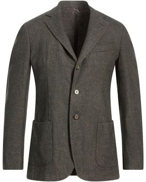 Santaniello Blazer Wool, Polyester - Black