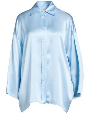 Eleventy Shirt Silk - Blue