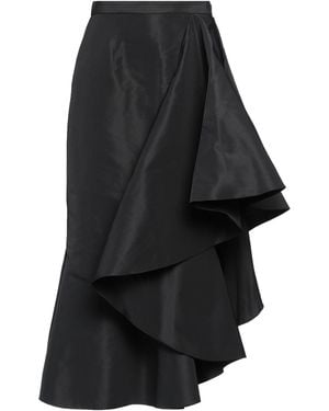 McQueen Midi Skirt - Black