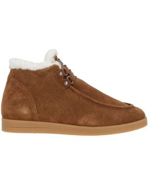 Casadei Camel Ankle Boots Leather - Brown