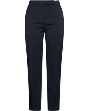 Max Mara Midnight Pants Virgin Wool, Elastane - Blue