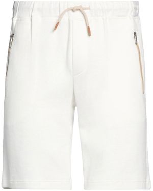 Eleventy Platinum Shorts & Bermuda Shorts Cotton, Polyamide - White