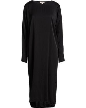 Crossley Midi Dress Silk, Elastane - Black