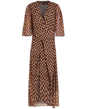 maison scotch green dress Embroidered Maxi Dress – Scotch & Soda main image 1