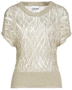 Ganni Jumpers - White
