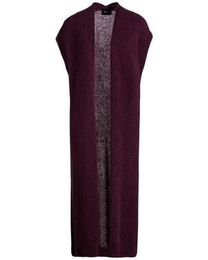 Dixie Cardigan Mohair Wool, Acrylic, Polyamide, Wool - Purple