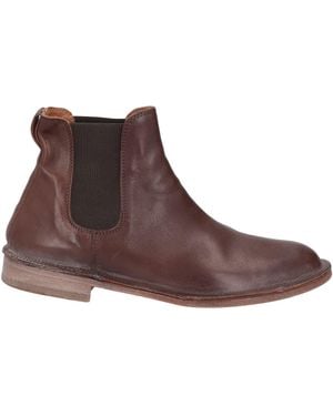 Moma Botines de caña alta - Marrón