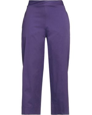 Alpha Studio Cropped Trousers - Blue