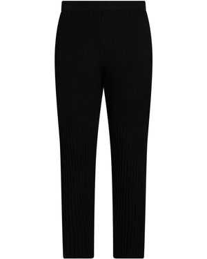 Issey Miyake Trousers Polyester, Cotton - Black